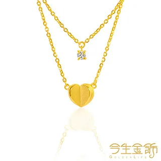 項鍊 金飾 時尚 鈦金 黃金 禮物 送禮 新潮 OL 仕女 宴會 跑趴 ＜一心守候 ＞＊鈦幸福之家＊ 歷史價格詳細信息