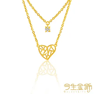 項鍊 金飾 時尚 鈦金 黃金 禮物 送禮 新潮 OL 仕女 宴會 跑趴 ＜一心守候 ＞＊鈦幸福之家＊ 歷史價格詳細信息