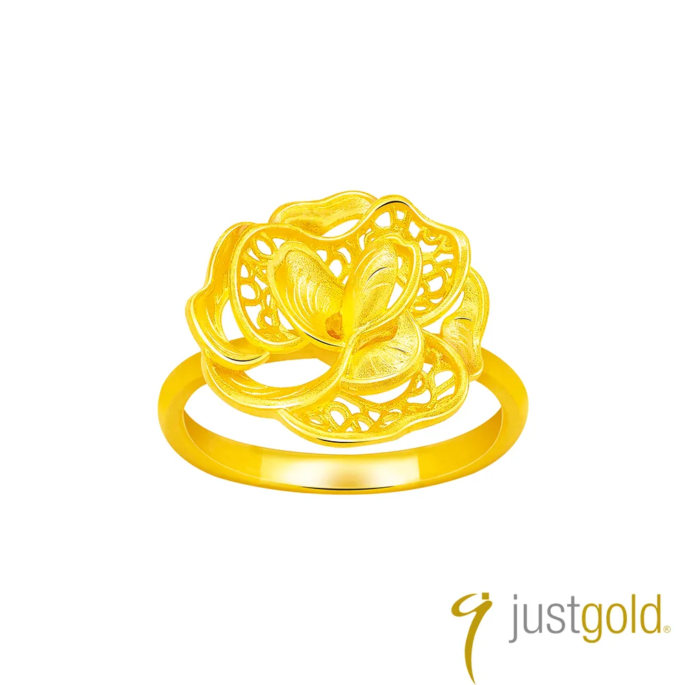 【Just Gold 鎮金店】金綻牡丹系列 黃金套組(五件組) 歷史價格詳細信息