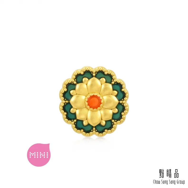 【點睛品】Charme Mini 彩繪菊花 黃金串珠 歷史價格詳細信息