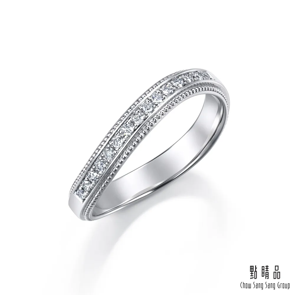 點睛品 Promessa 小皇冠系列 鉑金鑽石戒指(女款) 歷史價格詳細信息