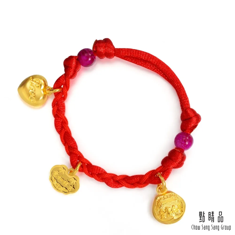 點睛品 彌月如意雲 黃金手鍊_計價黃金 歷史價格詳細信息