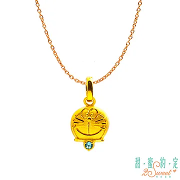 甜蜜約定 Doraemon 心的旋律哆啦A夢白鋼項鍊 歷史價格詳細信息