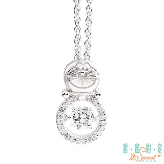 甜蜜約定 Doraemon 心的旋律哆啦A夢白鋼項鍊 歷史價格詳細信息