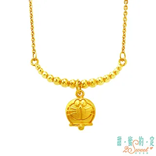 哆啦A夢黃金項鍊 正版授權 黃金墜  PE-7272 晶漾金飾鑽石JingYang Jewelry 歷史價格詳細信息