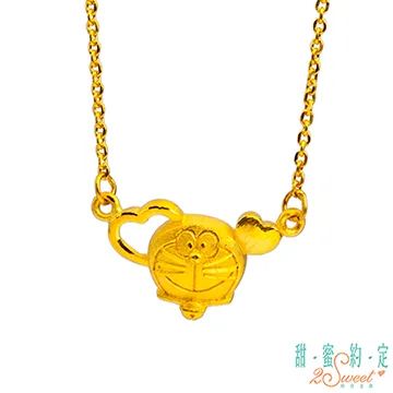 哆啦A夢黃金項鍊 正版授權 黃金墜  PE-7272 晶漾金飾鑽石JingYang Jewelry 歷史價格詳細信息