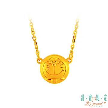 哆啦A夢黃金項鍊 正版授權 黃金墜  PE-7272 晶漾金飾鑽石JingYang Jewelry 歷史價格詳細信息