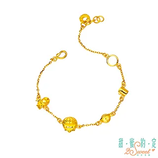 甜蜜約定 Doraemon 躲貓貓哆啦A夢黃金墜子 送項鍊 歷史價格詳細信息