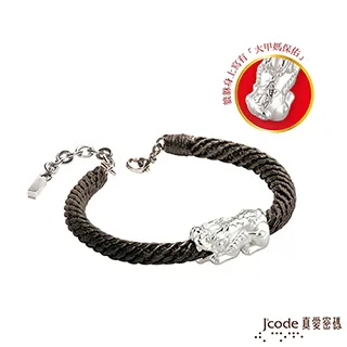 J’code真愛密碼 大甲媽貔貅黃金編織男手鍊-立體硬金款 歷史價格詳細信息