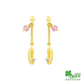 幸運草金飾 幸運的事黃金/水晶項鍊 歷史價格詳細信息