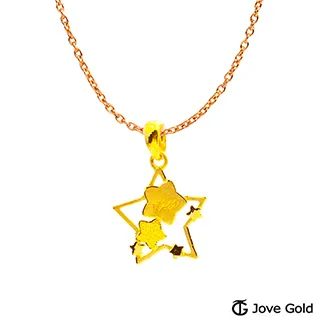 Jove Gold 漾金飾 星月相伴黃金耳環 歷史價格詳細信息