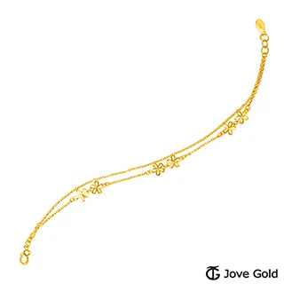 JoveGold漾金飾 雙人華爾滋黃金手鍊 歷史價格詳細信息