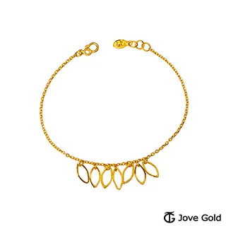 Jove Gold 漾金飾 滾滾錢來黃金繩手鍊-紅 歷史價格詳細信息