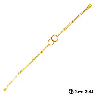 Jove Gold 漾金飾 愛的比例黃金手鍊-雙鍊款 歷史價格詳細信息