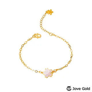 Jove Gold漾金飾 櫻花戀黃金繩手鍊 歷史價格詳細信息