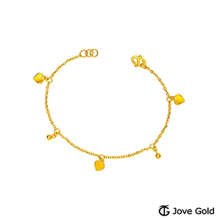 JoveGold漾金飾 小金鎖彌月黃金紅繩手鍊 歷史價格詳細信息