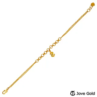 JoveGold漾金飾 財運滾滾彌月成對黃金手鍊 歷史價格詳細信息