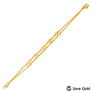 黃金手鍊 玫瑰花 六金珠 手繩 約0.23錢±0.01錢  金喜飛來 歷史價格詳細信息