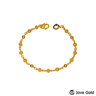JoveGold漾金飾 泡泡浴黃金手鍊-大珠款 歷史價格詳細信息