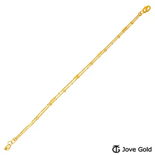 Jove Gold 漾金飾 愛的比例黃金手鍊-雙鍊款 歷史價格詳細信息