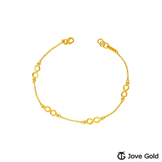 黃金手鍊【無限符號】純金女生手鍊 9999純金 歷史價格詳細信息