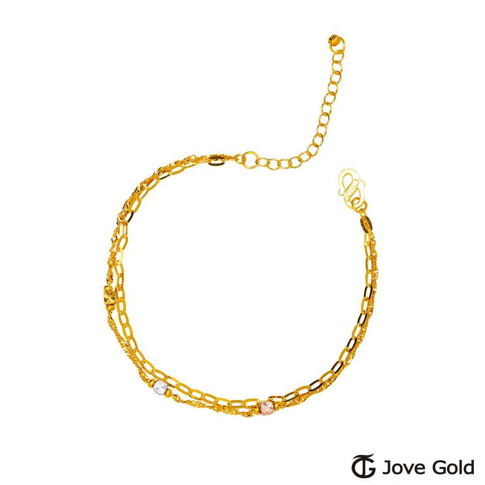 Jove Gold 漾金飾 漾動黃金手鍊-大 歷史價格詳細信息