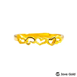 Jove gold 心有靈犀黃金女戒指 歷史價格詳細信息