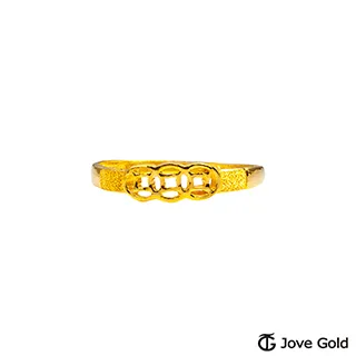 招財古錢  黃金戒指 純金戒指金飾戒指 黃金女戒 G012955重0.75 JF 金進鋒珠寶金飾 歷史價格詳細信息