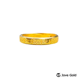 JoveGold漾金飾 幸福光景黃金男戒指 歷史價格詳細信息