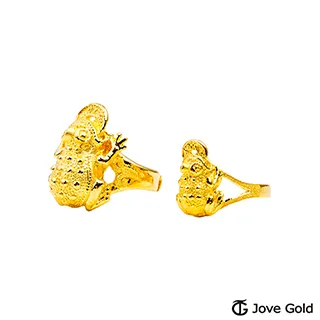 JoveGold漾金飾 金運蟾黃金戒指-大 歷史價格詳細信息