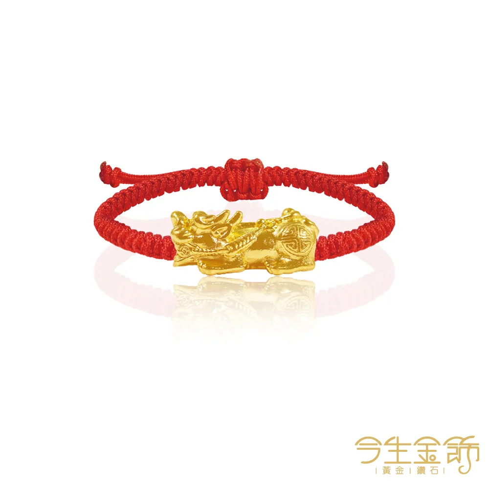 【今生金飾】貔貅串珠(兩款任選) 黃金串珠手繩 歷史價格詳細信息