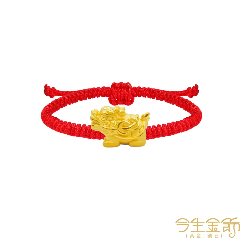 【今生金飾】帶財小Q兔串珠(黃金串珠手繩) 歷史價格詳細信息