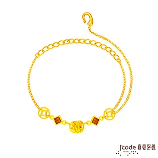 J’code真愛密碼金飾 五錢(水晶)黃金手鍊 歷史價格詳細信息