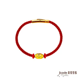 J’code真愛密碼金飾 羊(雙面)貴人緣六合生肖硬金編織手鍊 歷史價格詳細信息