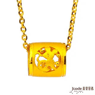 J’code真愛密碼金飾 鼠(雙面)貴人緣六合生肖硬金編織手鍊 歷史價格詳細信息