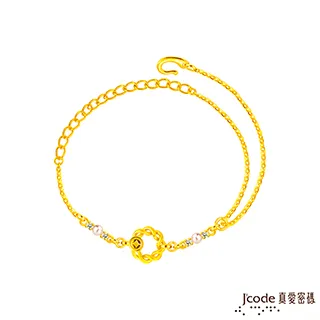 J’code真愛密碼金飾 錢滾錢賺不完硬金編織手鍊 歷史價格詳細信息