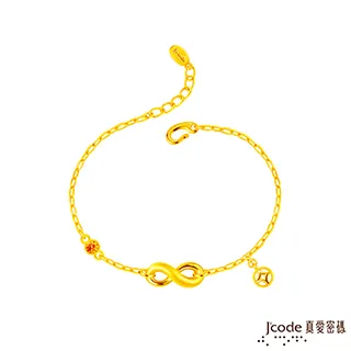 J’code真愛密碼金飾 錢滾錢賺不完硬金編織手鍊 歷史價格詳細信息