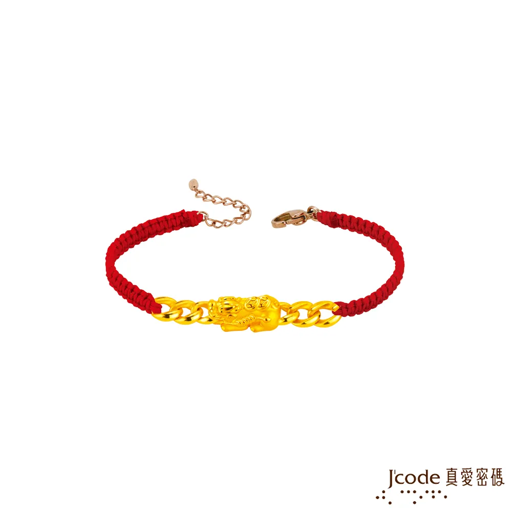 J’code真愛密碼金飾 財富連鍊來貔貅硬金編織女手鍊 歷史價格詳細信息