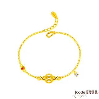 J’code真愛密碼金飾 錢無限黃金手鍊 歷史價格詳細信息