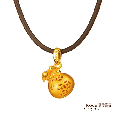 J’code真愛密碼 金錢袋黃金墜子/玫瑰金白鋼項鍊-大 歷史價格詳細信息