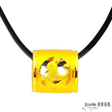 J’code真愛密碼 雞祥如意黃金墜子 送項鍊 歷史價格詳細信息
