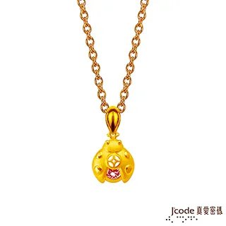 J’code真愛密碼 粉亮狐仙黃金/水晶墜子-立體硬金款 送玫瑰鋼鍊 歷史價格詳細信息