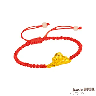 J’code真愛密碼 招財象黃金編織手鍊-大 歷史價格詳細信息