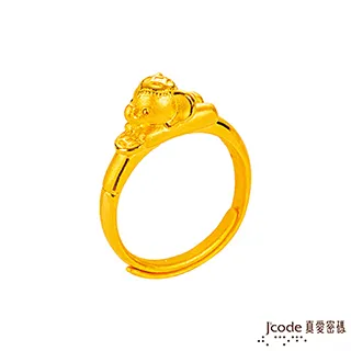 J’code真愛密碼 招財象黃金編織手鍊-大 歷史價格詳細信息