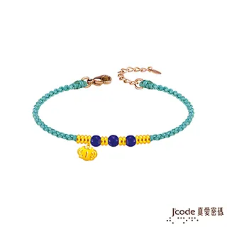 J’code真愛密碼金飾 平安鎖小牛硬金編織手鍊 歷史價格詳細信息