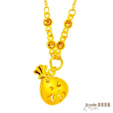 J’code真愛密碼-純金聚福袋中國結手鍊(小) 歷史價格詳細信息