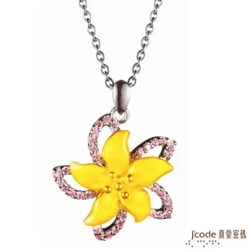 Jcode真愛密碼金飾 晶亮幸運草黃金項鍊 歷史價格詳細信息