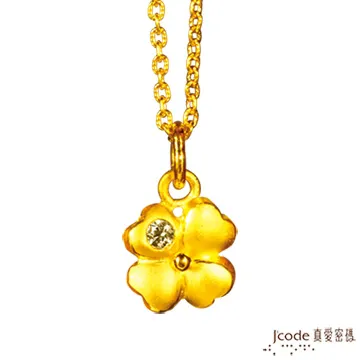 J’code真愛密碼 幸運草的愛 純金墜飾 歷史價格詳細信息