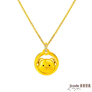 J’code真愛密碼金飾 狗(雙面)貴人緣六合生肖硬金墜子 送項鍊 歷史價格詳細信息