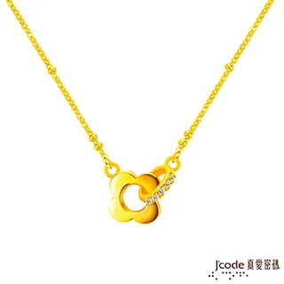 J’code真愛密碼金飾 緊扣緣份黃金項鍊-鋯石款 歷史價格詳細信息